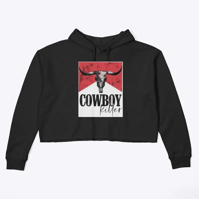 Cowboy Killer Cropped Hoodie